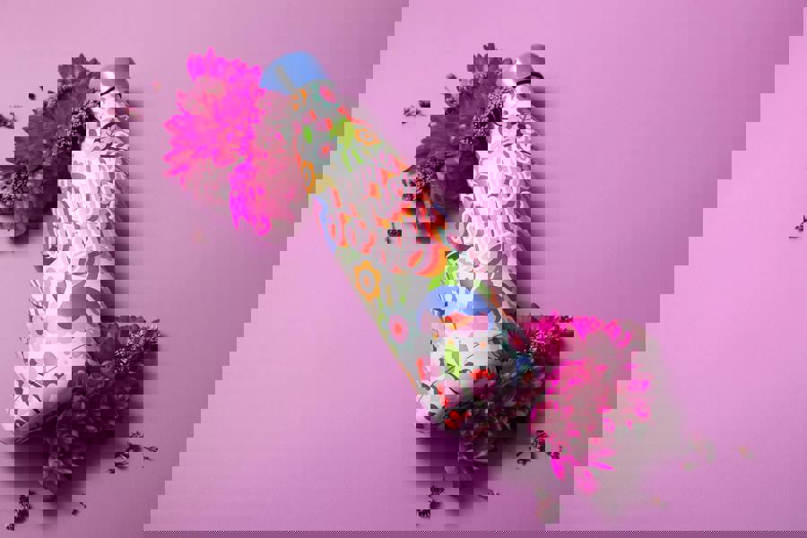 S'well Steffi Lynn Water Bottle, Stainless Steel, Copper, Insulated Bottle 500ml