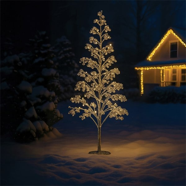 Xmas Haus 180cm 1000 Warm White Micro Led Tree 5M Lead