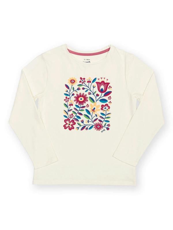 Kite Girls Organic Folksy Bloom T-Shirt