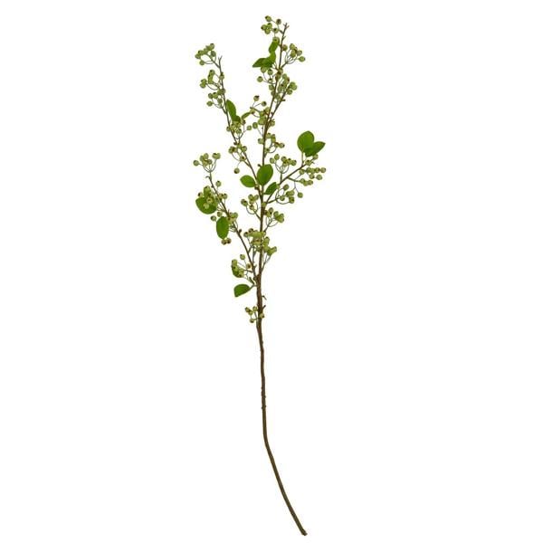 Wyld Haus Set of 3 Artificial Flowers Green Mossberry Large Branches