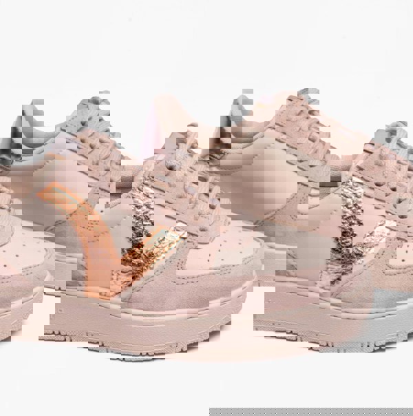 Victoria MADRID METAL & SPLIT LEATHER Womens Trainers Nude