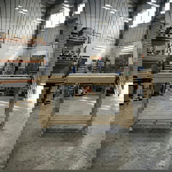 Arbor Garden Solutions Indoor/outdoor workbench, pressure treated bench with wheels