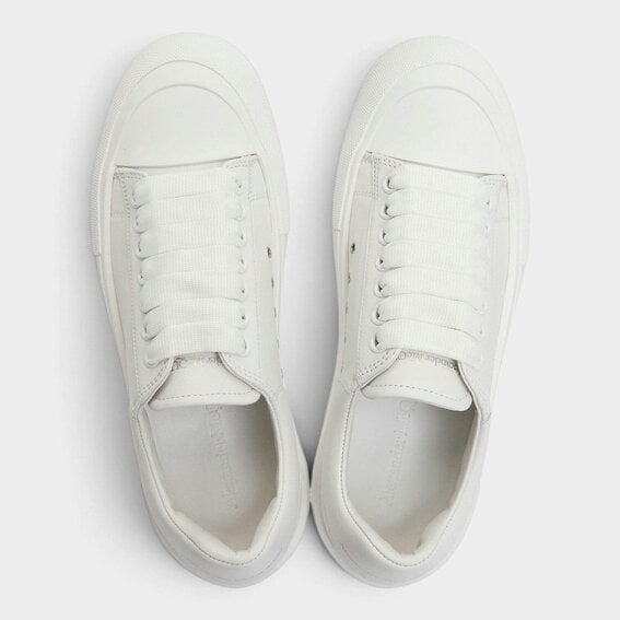 Alexander McQueen Deck Plimsoll Optic White