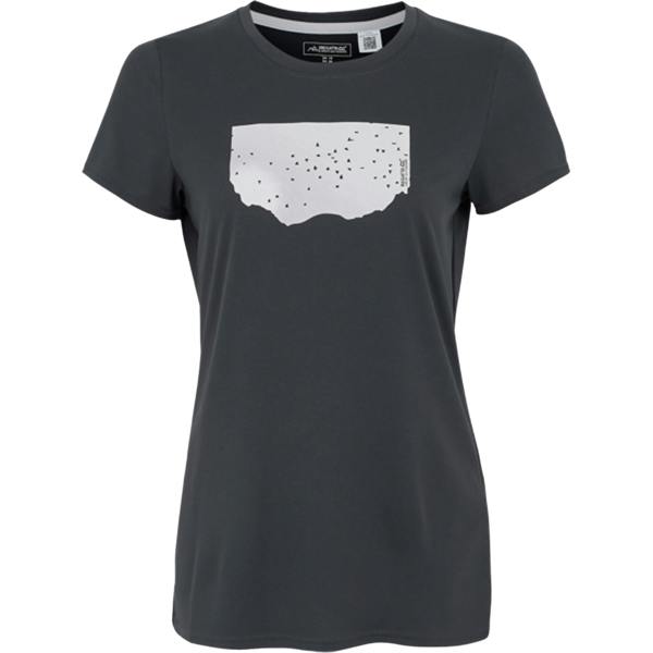 Regatta Womens/Ladies Fingal Printed Stretch T-Shirt - Seal Grey - 