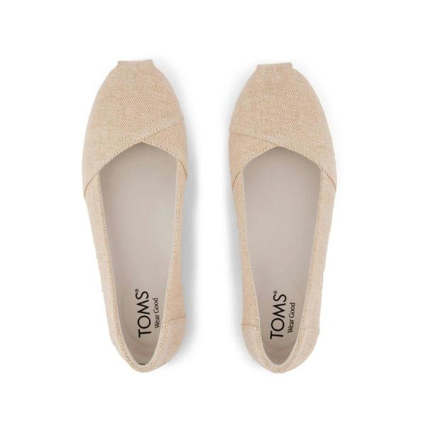 Toms ALPARGATA BALLET Ballerina Shoes   in  Gold