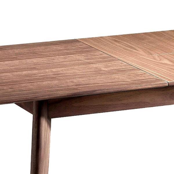 Angel Cerdá Rectangular walnut extending dining table 1008