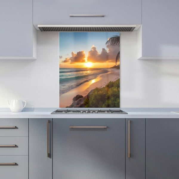 Warren Reed - Designer Sunrise On The Beach Kitchen Splashback