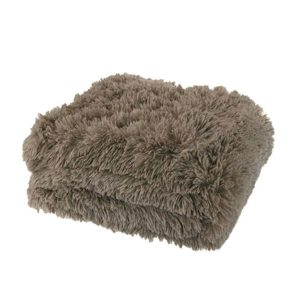 Catherine Lansfield Cuddly 150x200cm Throw Natural
