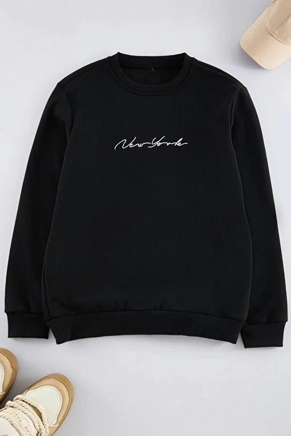 WOVCOR 100% Cotton Regular Embroidered Polar Fleece Men's Sweatshirt