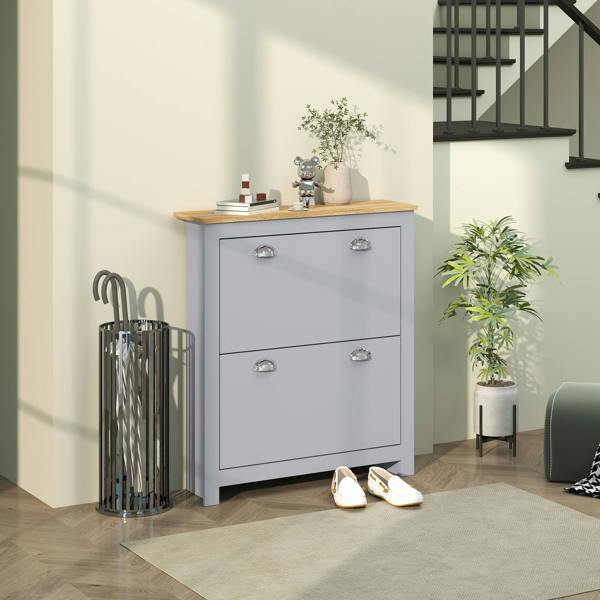 Flip-down Shoe Cabinet