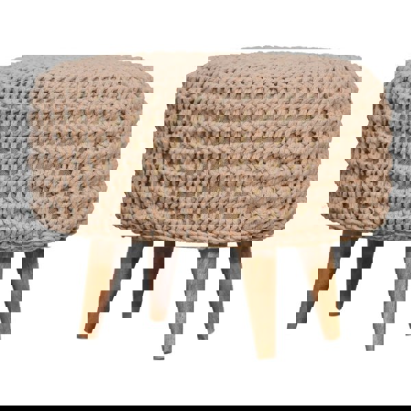 Artisan Furniture Keeva Beige Oblong Footstool