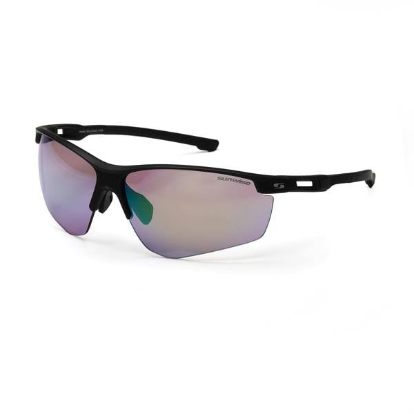 SUNWISE Strike Black Golf Sunglasses with Ball-Tracking Lens