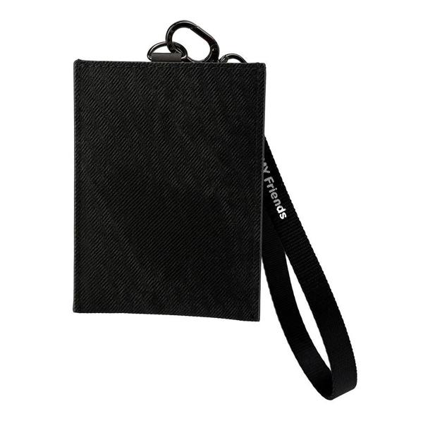 Nimmy Friends Nimmy Big Eye Cute Pet Travel Panda Face Card Sleeve Holder Black - N-XDY-KT-06-A