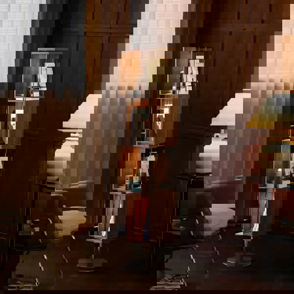 Rit Concept Anastasov Rotating Bookshelf, Corner Bookshelf, Solid Wood, With Light