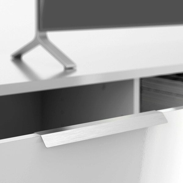 Wyld Haus Amberfield High Gloss White TV Unit 2 Drawers 2 Shelf