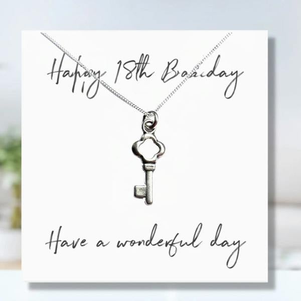 Aye Do Gifts Happy 18th Birthday Necklace & Gift Card