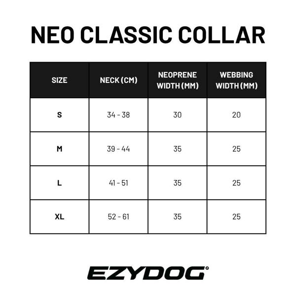 EzyDog Neo Classic Dog Collar in Red