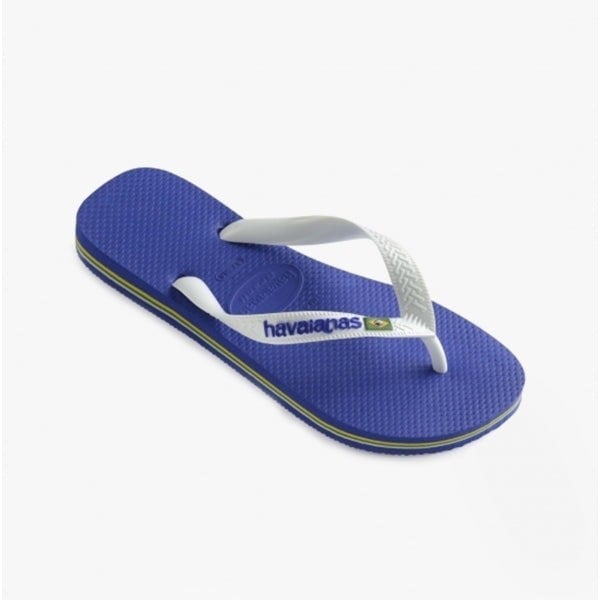 Havaianas HAV BRASIL LOGO Mens Flip Flops Marine Blue