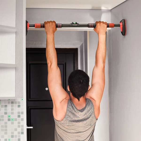 Pull Up Bar, for 92-120cm Doorways, No Screws, Maximum load 200kg
