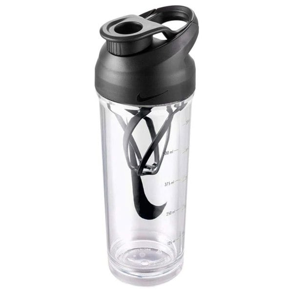 Nike TR Hypercharge Shaker Bottle - Clear/Black