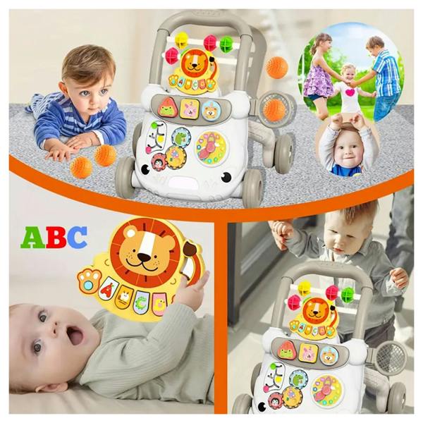 Dragodirect Multifunctional Baby Walking Cart with Detachable Game Board Balance