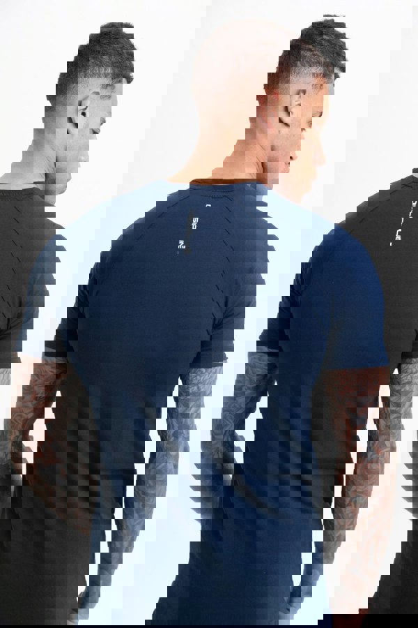 Discipline 365 Navy Short Sleeve Top