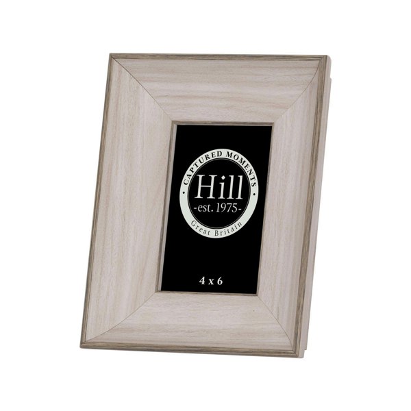Hill Interiors White Washed Wood Photo Frame - White