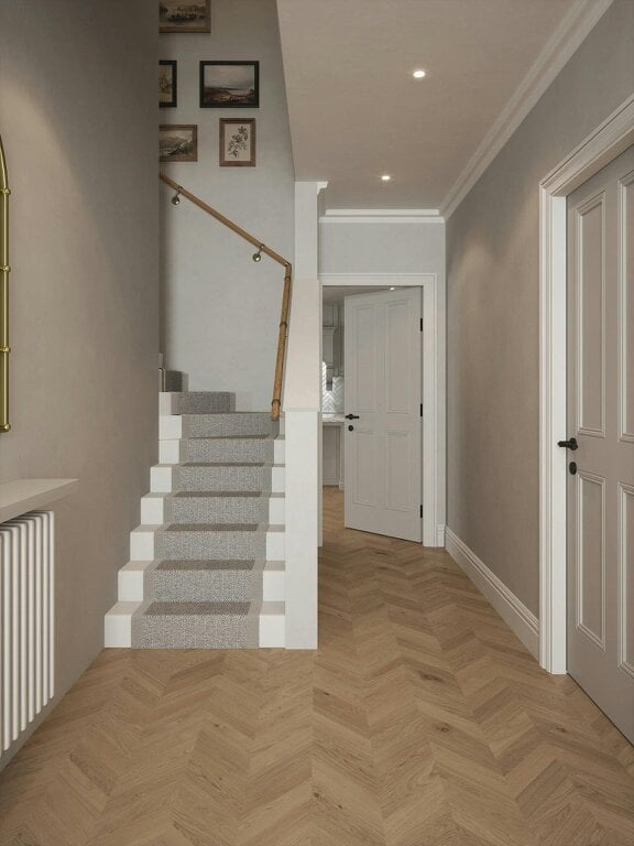 Handrails Direct Packwood Light Oak Single-Winder Handrail