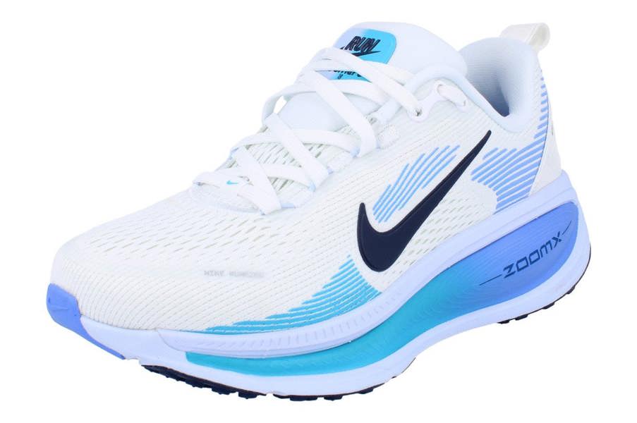 Nike Womens Vomero 18 Running Trainers Hm6804 Shoes  114 - White Midnight Navy Blue Fury 114 - Photo 0