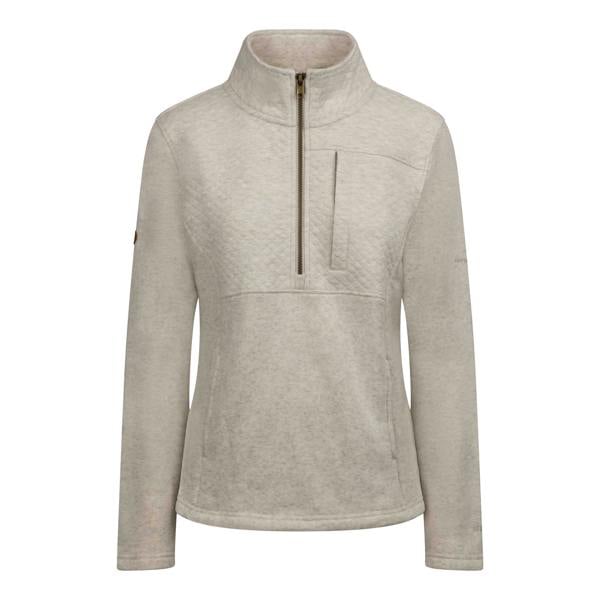 Trespass Womens/Ladies Hoxie Marl Fleece Top - Cream Marl - 