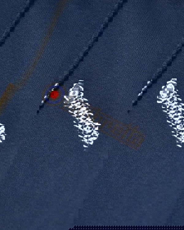 Lambretta Mens Original Full Zip Classic Target Hooded Hoodie