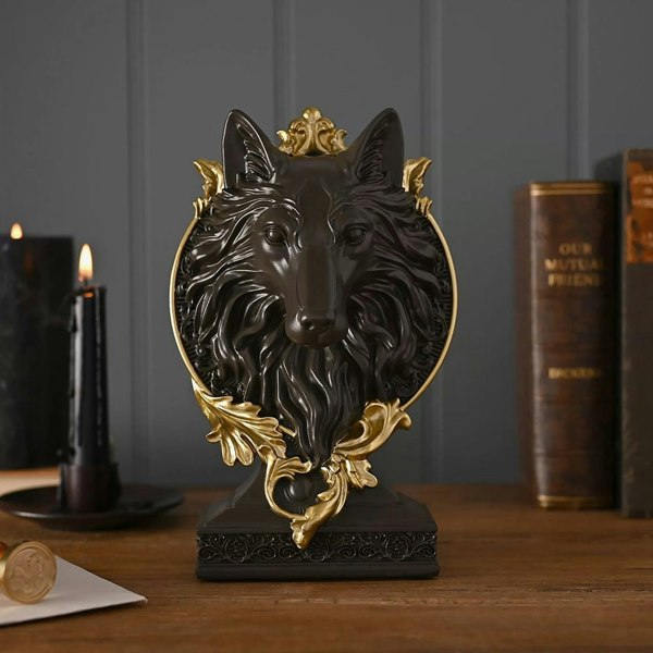 T. H. Baker Mystic Legends Werewolf Head Figurine 69549