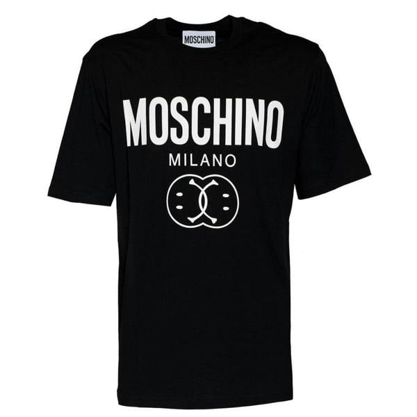 MOSCHINO 222ZRJ07259041 1555 BLACK T-SHIRT MALE S