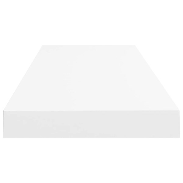 Berkfield Floating Wall Shelves 2 pcs White 80x23.5x3.8 cm MDF