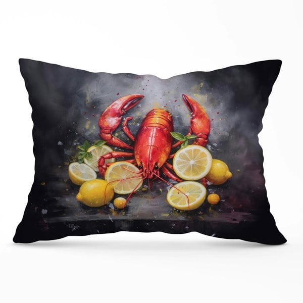 Warren Reed Lobster And Lemons Cushions