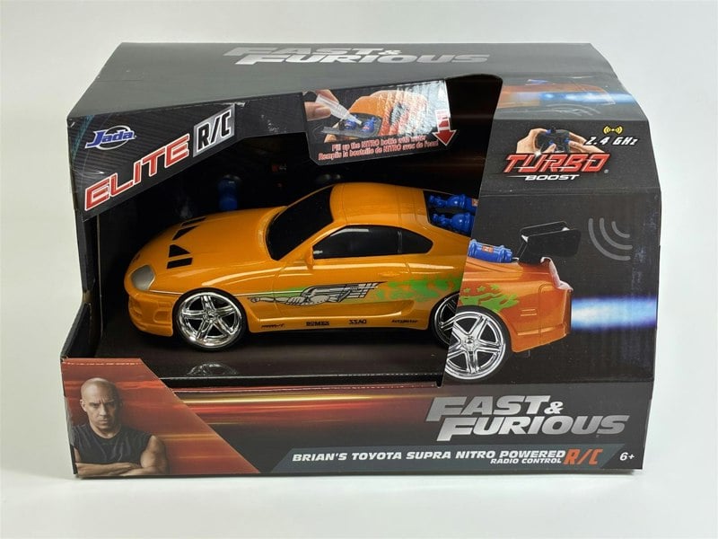 Jada Fast and Furious Brians Toyota Supra Nitro Powered R/C 1:24 Scale Jada 36194