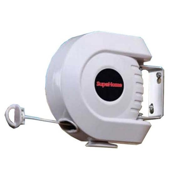 SupaHome Retractable Clothes Line - White - 