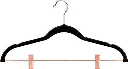 HYGRAD BUILT TO SURVIVE Pack of 12 Velvet Trousers Hangers Velvet Coat Hangers With Clips Velvet Hangers Wardrobe Clip Hangers Space Saving Hangers