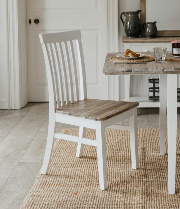 Statement Furniture Florence Wooden Dining Chair with Acacia Wood Seat