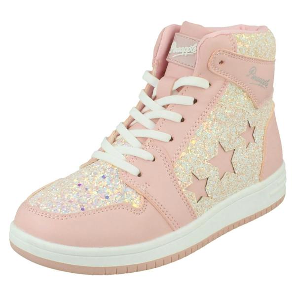 Pineapple Girls Pineapple High Top Lace Up Trainers H2717