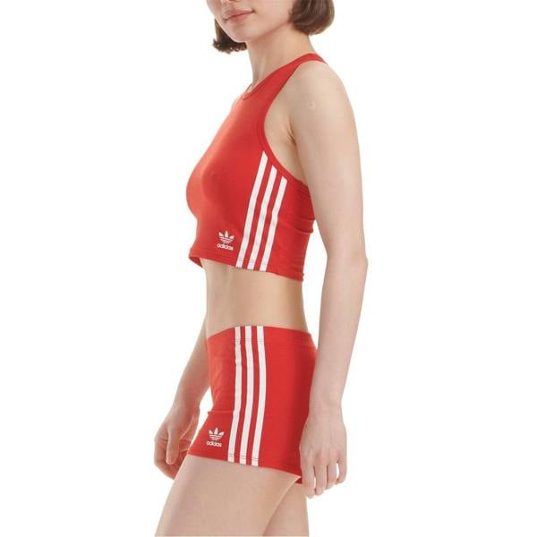 Adidas Womens/Ladies Comfort Crop Top - Red - 