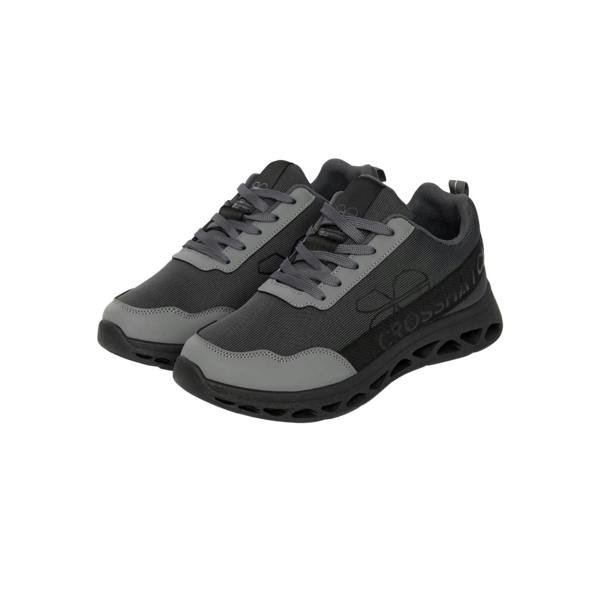 Crosshatch Mens Jesmond Trainers - Grey/White - 