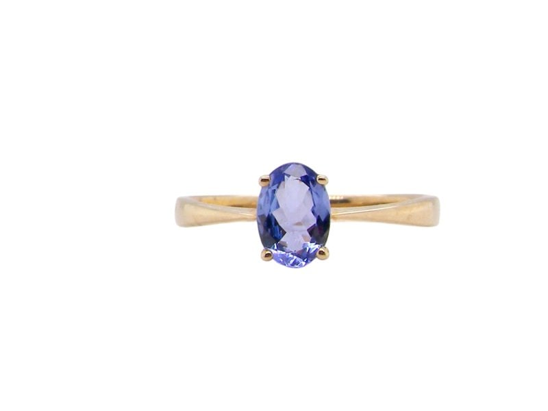 Vintage Tom A single stone Tanzanite dress ring