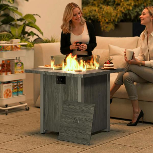 Gas Fire Pit Table