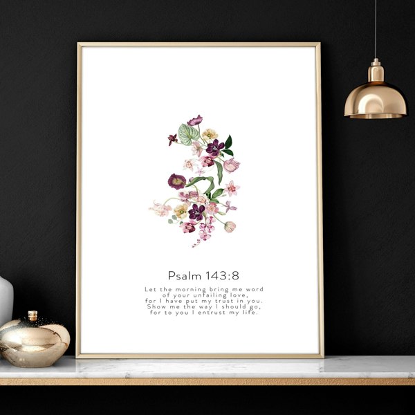 Large art for living room | set of 3 Christian wall art prints