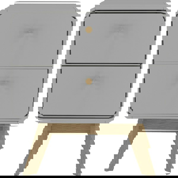 Dorel Home Cassie Nights with 2DR Grey Grey