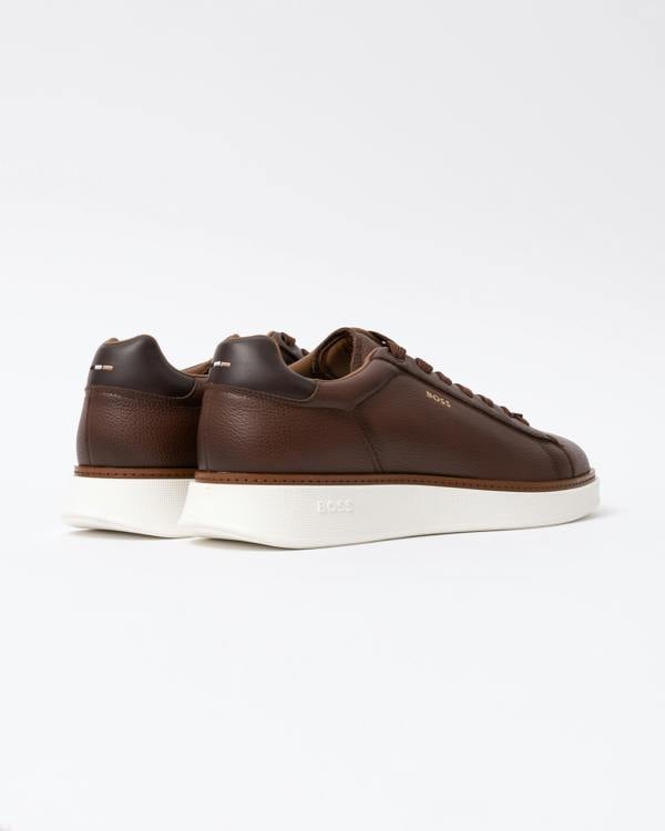 Back of the BOSS Orange Bulton Runn tb Mens Trainers - Medium Brown 210