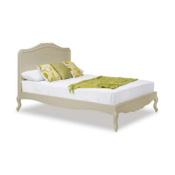 Statement Furniture Juliette French Style Bed with Wooden Headboard. Cream Bed Frame in 3ft 4ft6 5ft 6ft