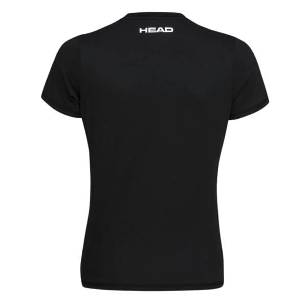 Head Womens/Ladies Padel Printed Sport T-Shirt - Black - 
