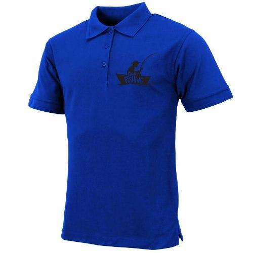 Mens "Gone Fishing" Polo Shirt